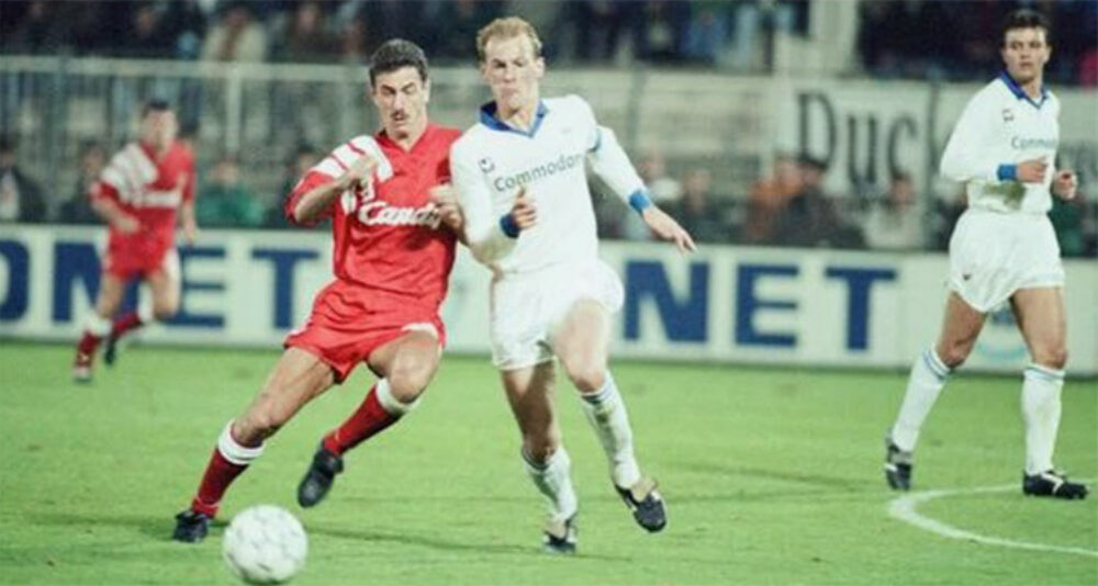 PROGRAMME )) AJA AUXERRE V LIVERPOOL - C3 UEFA CUP 1991/92